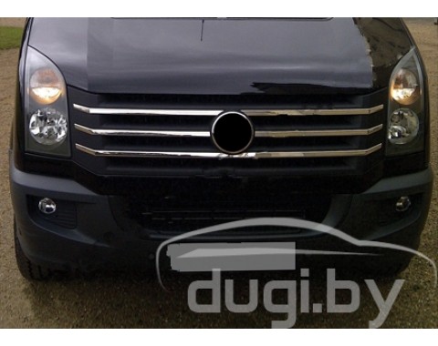 Накладки на решетку радиатора для Crafter (2011-...).